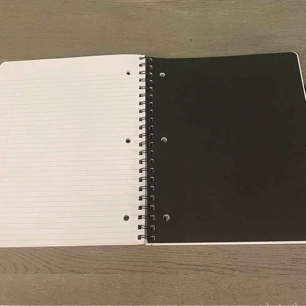NWOT 3 Subject College Ruled Notebook - Picture 2 of 3